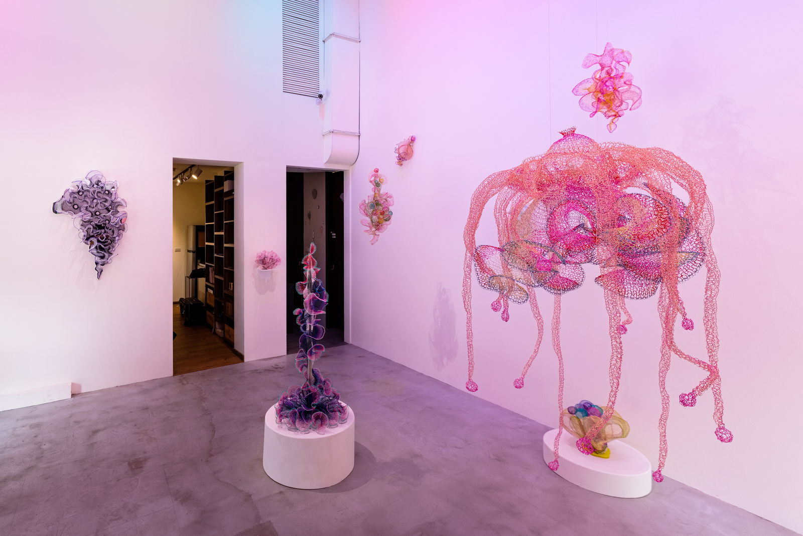 Installation view 1 of An Unusual Knot at Hiro Hiro Art Space, Taipei.