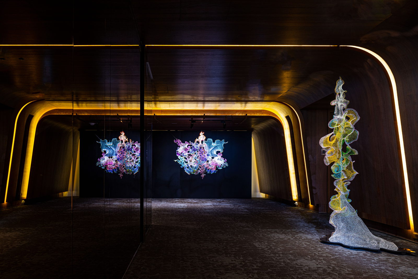 Installation view 1 of Artificial Phenomena at Centurion House, The Regent Taipei.