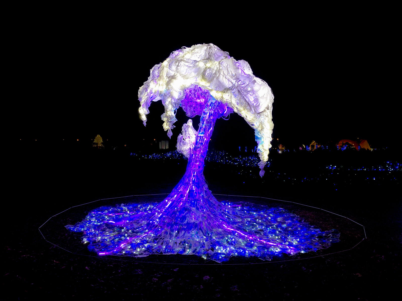 Installation view 1 of Taiwan Lantern Festival at Pingtung, Taiwan.