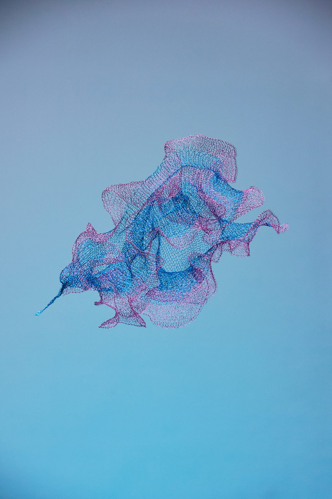 Will Looped, view 3, enamelled copper wire, Size varies.